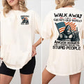 Walk Away Im A Grumpy Old Woman Generation X T-shirt, Gen X FAFOT Shirt