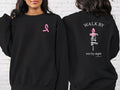 Walk By Faith Cancer Survivor Sweatshirt, Breast Cancer Survivor, Cancer Awareness Sweater, Cancer Survivor Sweatshirt,...
