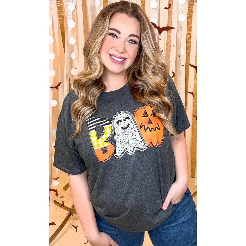 Watercolor Boo Graphic T-Shirt Hoodie, Sweatshirt | ZylaModa.com