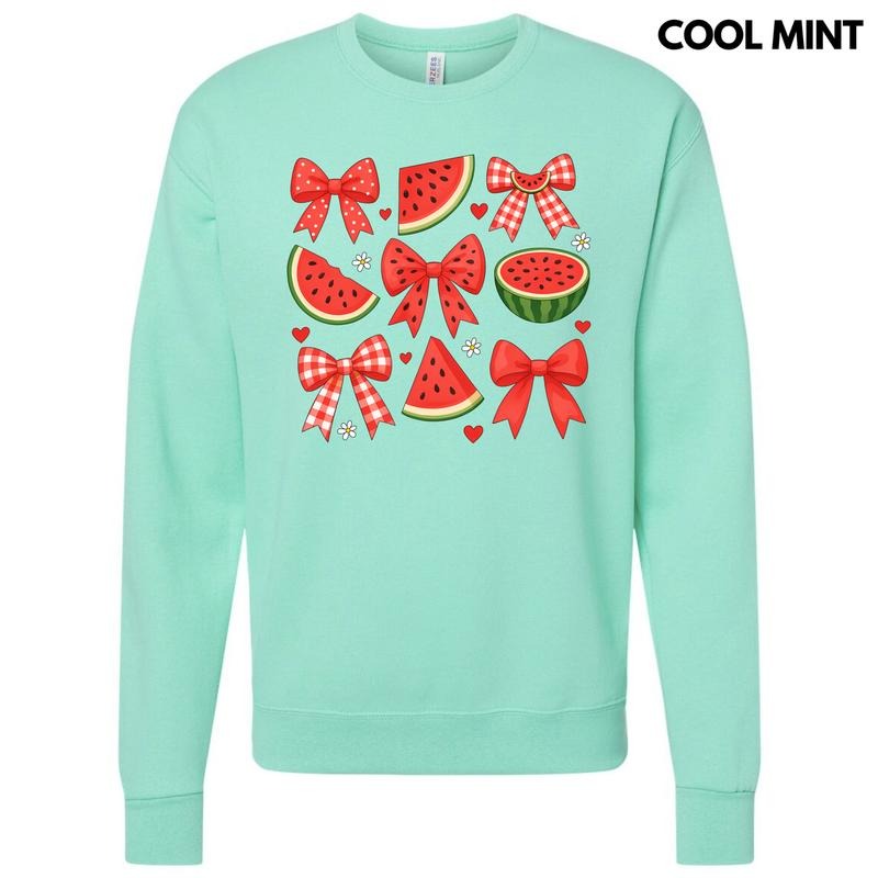 Watermelon Bow Collage Sweatshirt 'NLB' T-Shirts, Hoodie | ZylaModa.com