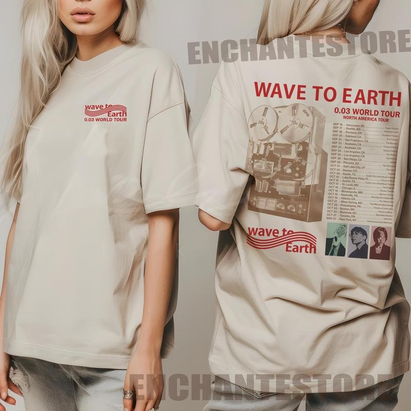 Wave To Earth 0.03 Tour 2024 Hoodie, Wave To Earth Kpop Sweatshirt, Wave to Earth Band T-shirt, Wave To Earth 2024...