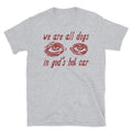 We Are All Dogs In God's Hot Car - Oddly Specific Meme  T-shirt, sweater and Hoodie Sweatshirt | ZylaModa.com