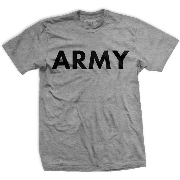 Army Gray PT T-Shirt Hoodie, Sweatshirt | ZylaModa.com (Image 1)
