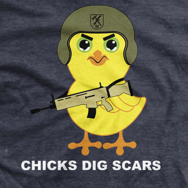 Chicks Dig Scars T-shirt Hoodie, Sweatshirt | ZylaModa.com (Image 2)
