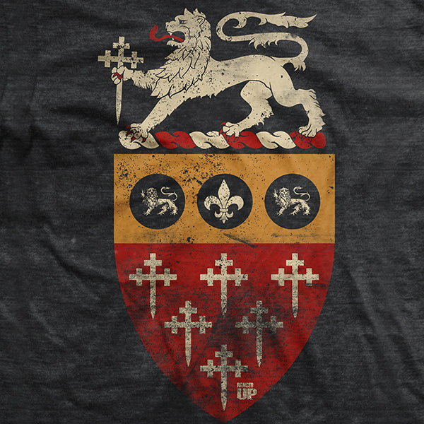 John Adams Coat of Arms T-Shirt Hoodie, Sweatshirt | ZylaModa.com (Image 2)