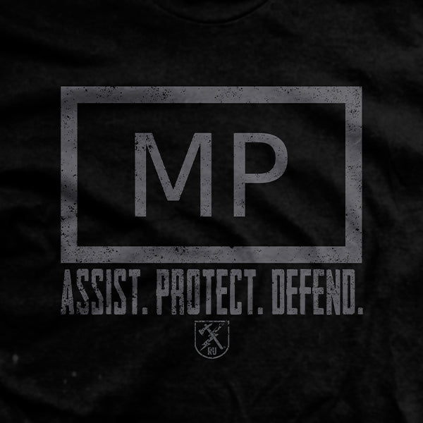 Military Police "Assist, Protect, Defend" T-Shirt Hoodie, Sweatshirt | ZylaModa.com (Image 2)