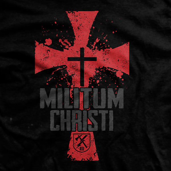 Militus Cristi T-Shirt Hoodie, Sweatshirt | ZylaModa.com (Image 2)