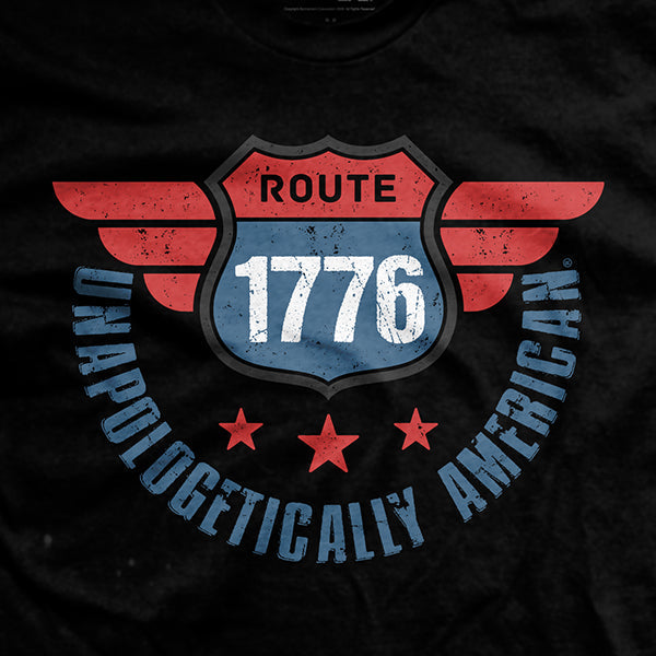 Route 1776 T-Shirt Hoodie, Sweatshirt | ZylaModa.com (Image 2)