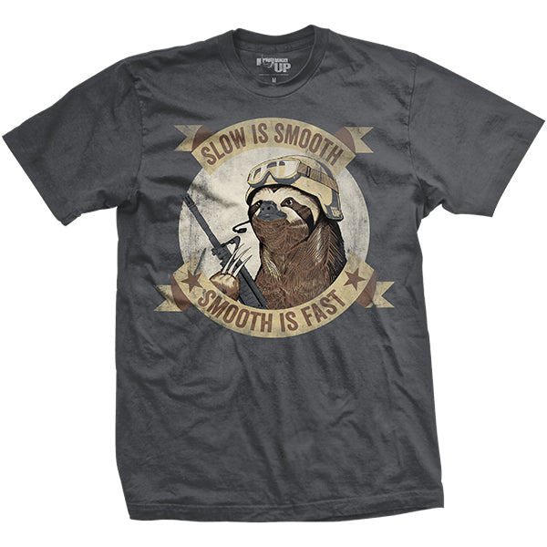 Slow Is Smooth Smooth Is Fast T-Shirt Hoodie, Sweatshirt | ZylaModa.com (Image 1)