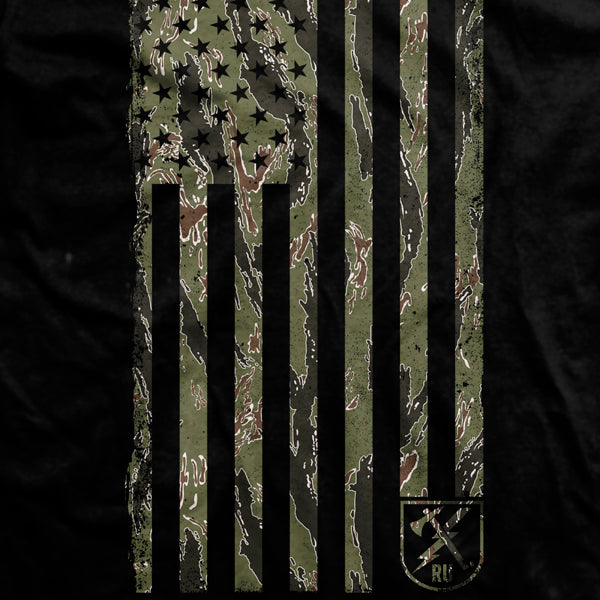 Tiger Stripe Camo Flag T-Shirt Hoodie, Sweatshirt | ZylaModa.com (Image 2)