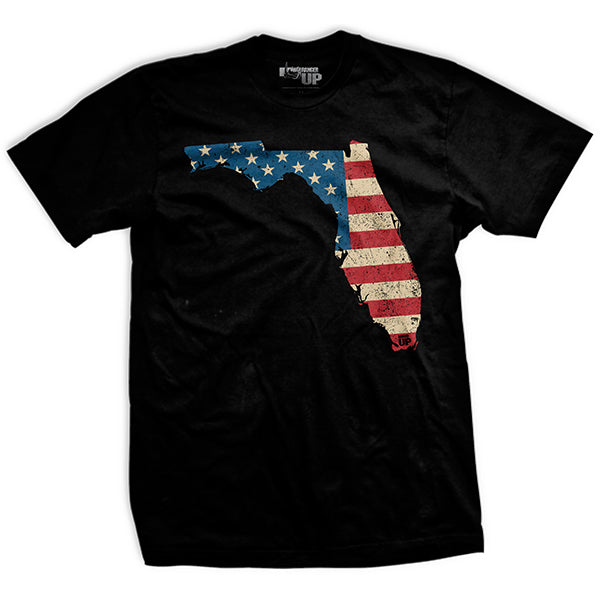 U.S Flag - Florida T-Shirt Hoodie, Sweatshirt | ZylaModa.com (Image 1)