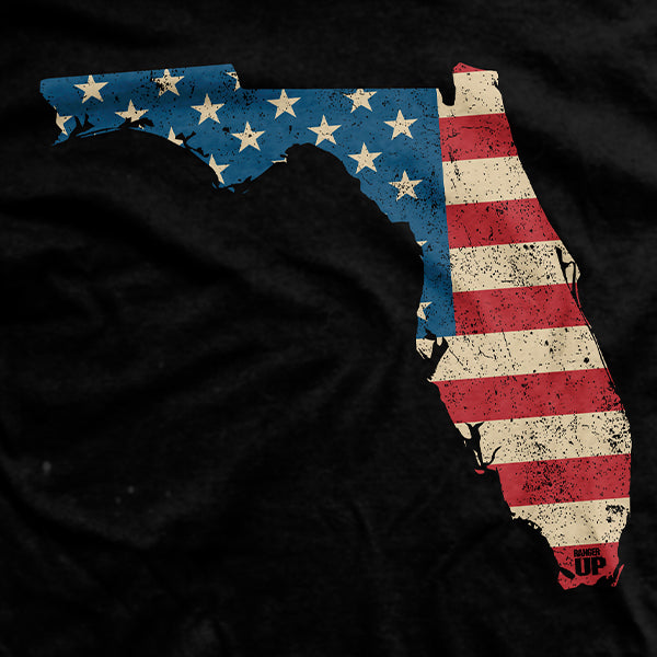 U.S Flag - Florida T-Shirt Hoodie, Sweatshirt | ZylaModa.com (Image 2)