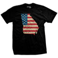 U.S Flag - Georgia T-Shirt Hoodie, Sweatshirt | ZylaModa.com (Image 1)