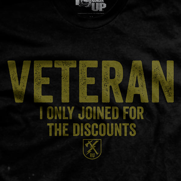 Veteran For The Discounts T-Shirt Hoodie, Sweatshirt | ZylaModa.com (Image 2)