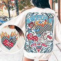 Western America Shirt, Trendy 4th of July Retro Shirt, Poker Dice Flame Shirt, Patriotic Cherry Clipart, Country Rodeo...