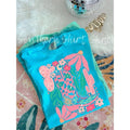Western Cactus Cowgirl Boot T shirt  | Lagoon Blue comfort colors t shirt Hoodie, Sweatshirt | ZylaModa.com