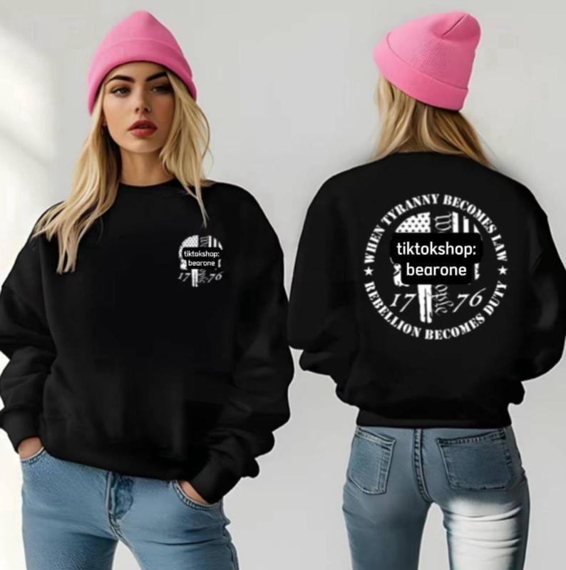 When Tyranny Becomes Law, We the People, 1776 Unisex Shirt Hoodie, Sweatshirt | ZylaModa.com