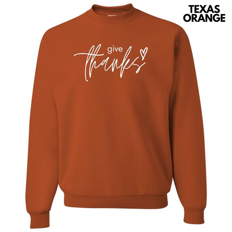 White Give Thanks Sweatshirt 'NLB' T-Shirts, Hoodie | ZylaModa.com