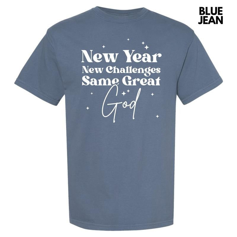 White New Year Same God Comfort Colors T-Shirt 'NLB' Hoodie, Sweatshirt | ZylaModa.com