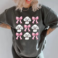 White Poodle with bows Shirt~ Unisex Apparel Relaxed Fit Printed In The USA Clothing Womenswear Casual Comfort Cotton Top...