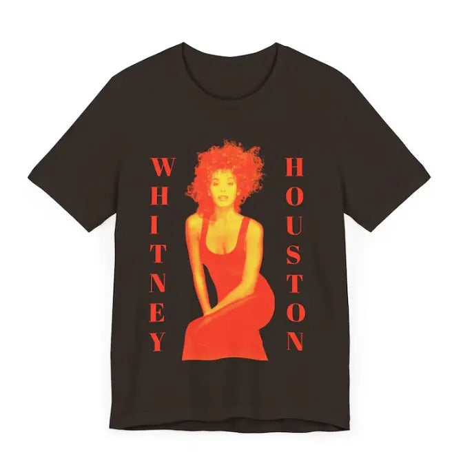 Whitneyyy Houston Tee  Vintage Music T-Shirt Hoodie, Sweatshirt | ZylaModa.com