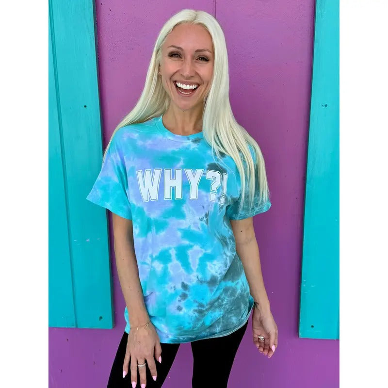 Why?! Reef Crush Tie-Dye Tee Hoodie, Sweatshirt | ZylaModa.com