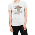 Wild and Free Soul Cow Skull Women's T-Shirt Casual Crewneck Hoodie, Sweatshirt | ZylaModa.com