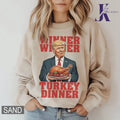 Winner Winner Turkey Dinner Trump Thanksgiving Shirt, Trump Thanksgiving Humor Shirt, Funny Trump Thanksgiving Tee, Trump...