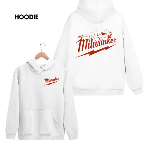 Funny Mil With Girl New Ver 2 Sided Hoodie/Sweatshirt(No Hood)/T-Shirt, For Men/Women
