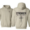 Stronger Than The Storm 2 Sided Hoodie/Sweatshirt(No Hood)/T-Shirt, For Men/Women