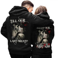 Skull And Rose Couple Hoodie/T-Shirt, Valentine's Gift For Men/Women