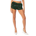 Women Shorts, Low Waist Plush Balls Summer Casual Shorts Clubwear for Date Party T-Shirts, Hoodie, Sweatshirt | ZylaModa.com