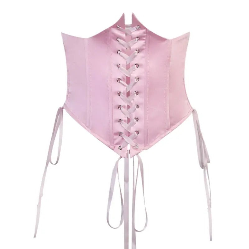 Women Waist Trainer Corset, Solid Color Lacing Strappy Cincher Shaper with Chest Support for Girls, 3 Colors Fashion Lady...