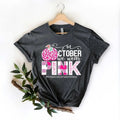 Women in October We Wear Pink Shirts, In October we Wear Pink Shirt, Breast Cancer Shirt, Hoodie, Sweatshirt | ZylaModa.com