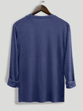 Women's Letter & Heart Print Round Neck Tee, Casual Long Sleeve Crew Neck T-shirt for Fall & Winter, Women Clothes for...