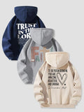 Women's Letter Print Hoodie, Casual Long Sleeve Hooded Sweatshirt for Fall & Winter, Women's Clothes for Daily Wear T-Shirts