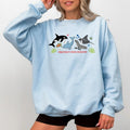 Women's Protect Our Oceans Sweatshirt, Respect The Local Wildlife Pullover, Sea Animals Crewneck, Ocean Conservation...