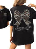 Women's Retro Camo Hunting T-Shirt, Southern Style Casual Shirt for Outdoor Adventures, Fitted Moderate Thickness All...