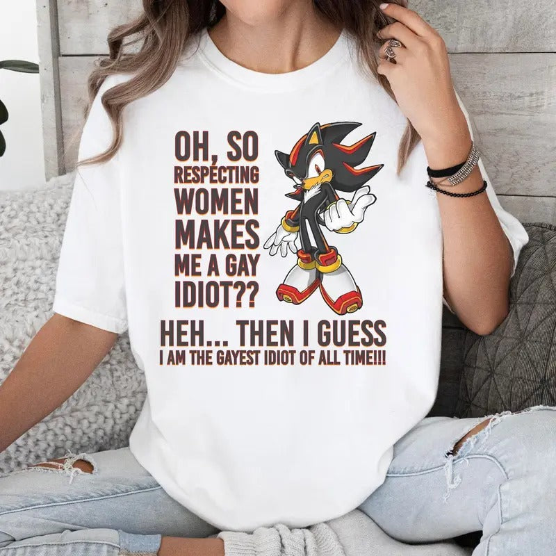 Women's Rights Shirt, Hedgehog Shadow T-shirt, Japanese Anime Hero Hoodie, Sweatshirt | ZylaModa.com