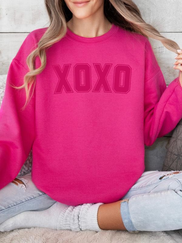 XOXO Pink Sweatshirt T-Shirts, Hoodie | ZylaModa.com