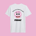 Xpre88ion Friday Tee white Top Womenswear Hoodie, Sweatshirt | ZylaModa.com