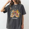 YHWH Lungs Comfort Colors Shirt, Floral Breathe Unisex Graphic Tee, Retro Women's Faith Shirt, Christian Gift Clothing...
