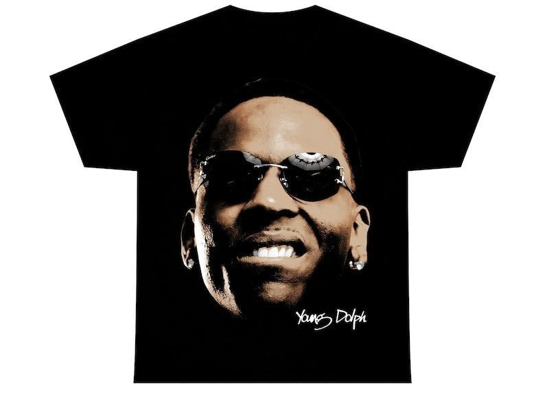 YOUNG DOLPH T-SHIRT, Graphic Tee Iconic Style for Rap Fans Hoodie, Sweatshirt | ZylaModa.com