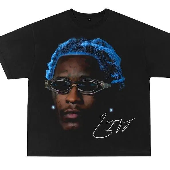 YOUNG THUG T-shirt | Rap Tee Concert Merch Kanye Thugger Slime Season | Green Rare Hip Hopstyle{n002}2 Hoodie, Sweatshirt