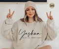 Yeshua Shirt, Aesthetic Christian Sweatshirt, Jesus Apparel, Women's Religious Shirts, Faith Hoodie, Christian Gifts...
