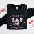 You Give Me Tachycardia, Nurse Valentine's Day tshirt,sweatshirt,hoodie, Pharmacy Tech Valentine Shirt, ICU RN ER Nurse...