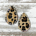 ZLeopard Rhinestone Earrings T-Shirts, Hoodie, Sweatshirt | ZylaModa.com