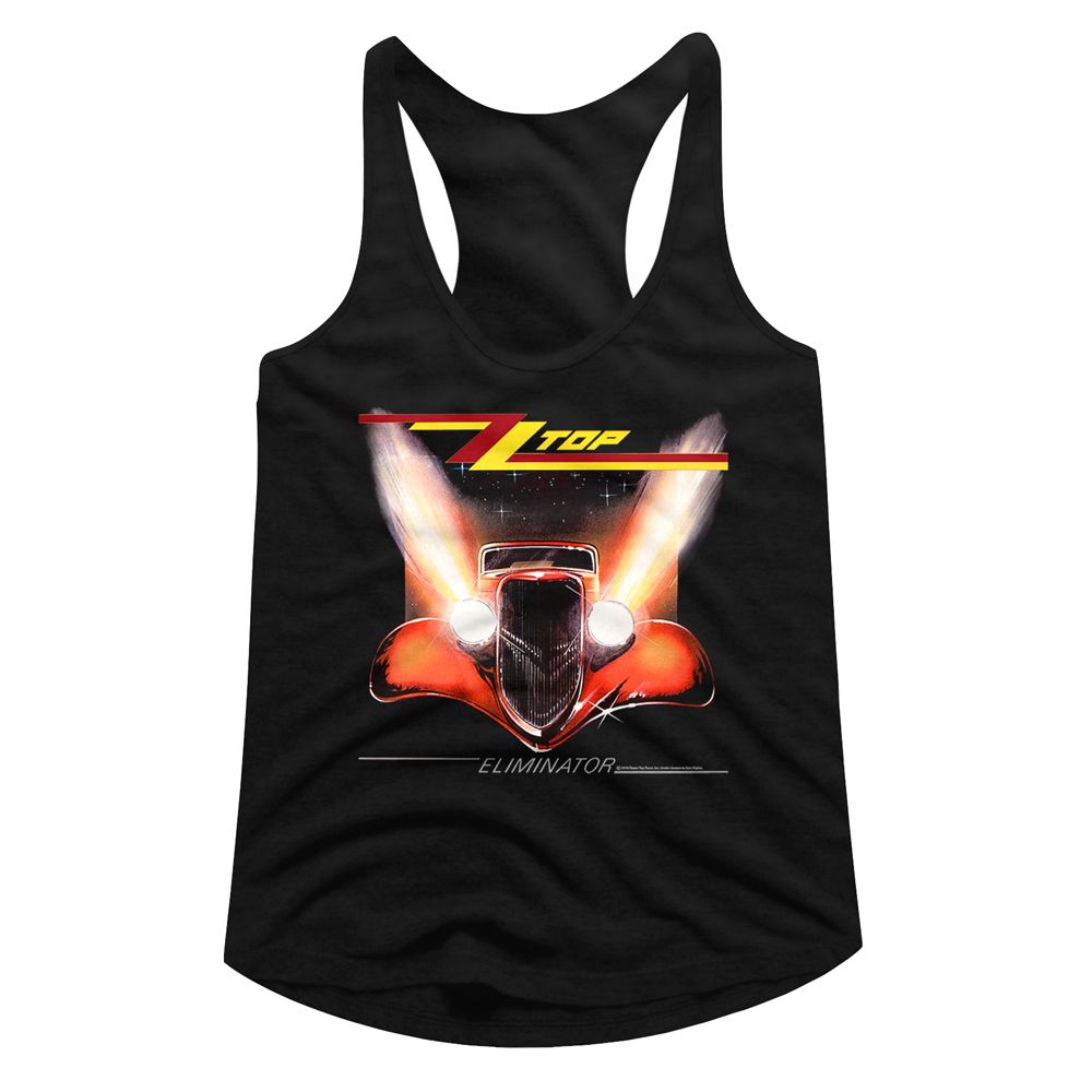 ZZ Top Eliminator Cover Official Ladies Racerback Shirt Hoodie, Sweatshirt | ZylaModa.com