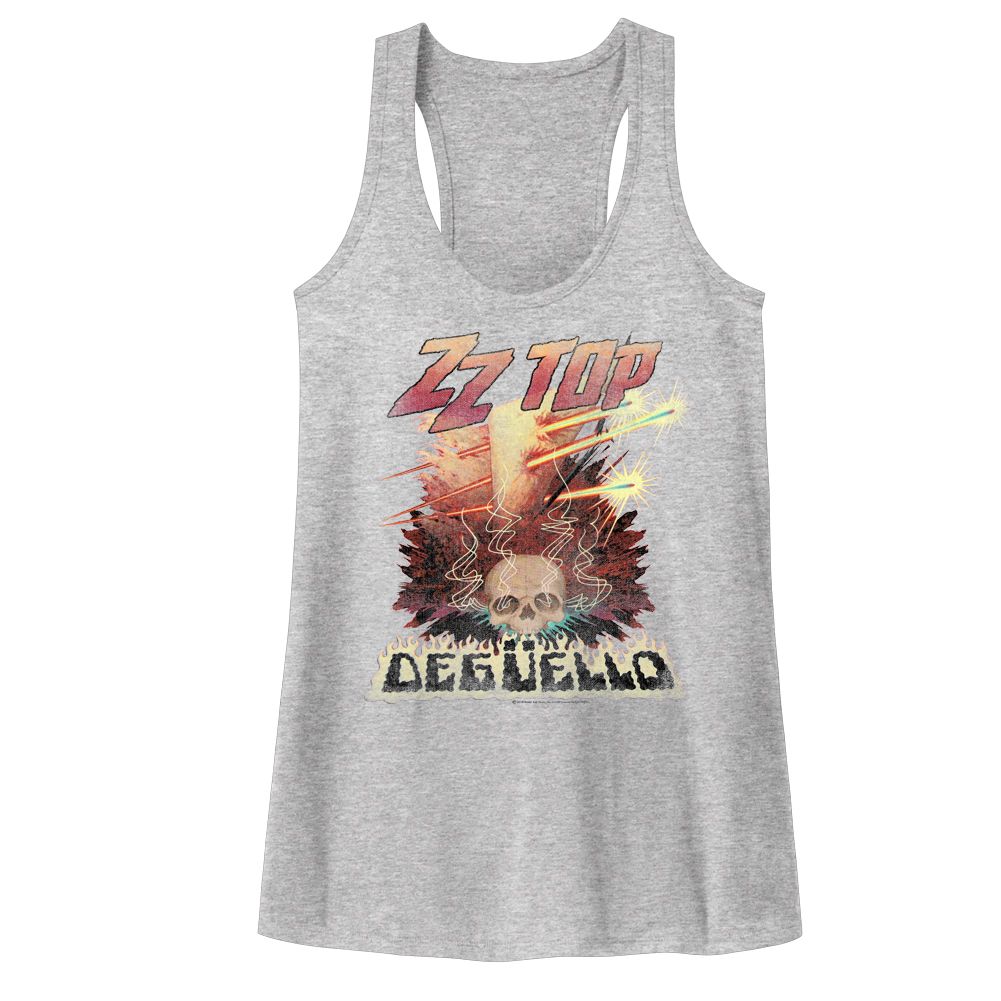 ZZ Top Deguello Official Ladies Racerback Heather Shirt Hoodie, Sweatshirt | ZylaModa.com