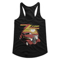 ZZ Top Eliminator Official Ladies Racerback Shirt Hoodie, Sweatshirt | ZylaModa.com